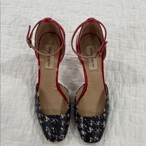 Antonio Melani Red and Black Heels